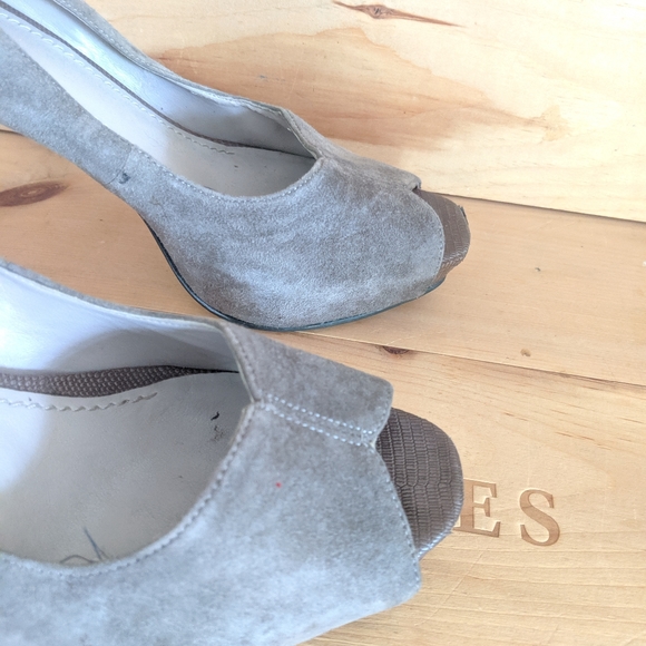 SOLD ⚫Nine West Hizzia Peep toe pump sz 7.5 - Picture 4 of 10